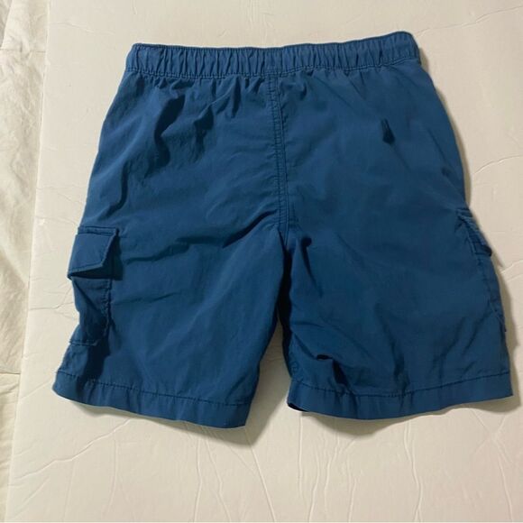 Gap kids Boy's Tech Cargo Short navy blue cotton nylon blend stretch 6-7 - Picture 2 of 7